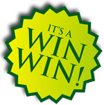 It's a win win sticker image